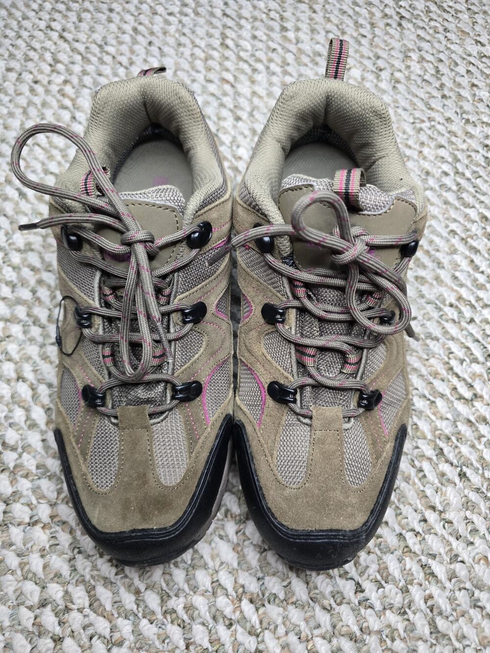 Womens Northside SNOHOMISH Trail Low Stone/Berry Sz 10 Hiking Walking Shoes